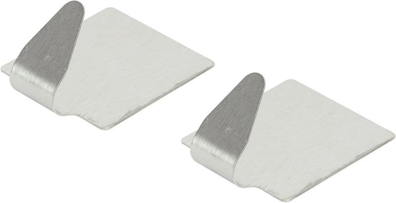 Royalford Wall Hooks 2pcs RF12501 Stainless Steel Strong Suction Hook for Home Kitchen and Bathroom Heavy Duty Nail Free Sticky hangers with Hooks Utility Towel bath Ceiling Self Adhesive Strong Screw