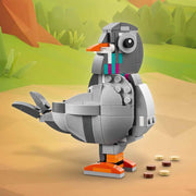 Creator 3in1 Playful Cat 31163 Cat Transforms into a Pigeon or Dog, Animal Figure Toy, Gift for 8+ Year Old Boys & Girls, 407 Pieces