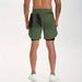 VITION Gym Shorts for Men, Men's Activewear Running Shorts,Drawstring Gym Shorts Men, 2 Layer Loose Athletic Shorts with 4 Pockets