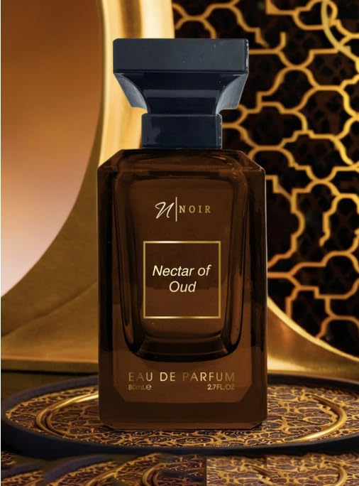 Noir Nectar of Oud EDP Perfume for Men, Luxury Fragrance with Musk, Patchouli & Sandalwood, Floral Woody Oud, Long Lasting Men?? Perfume, 80ml