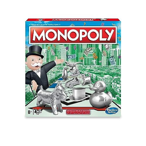 Monopoly Board Game | Family Board Games for Adults and Kids | Ages 8 and Up | 2 to 6 Players | Strategy Games | Family Gifts