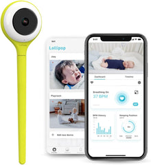 Lollipop Wall Mount HD WiFi Video Monitor with 2 Supports Cameras (Turquoise)