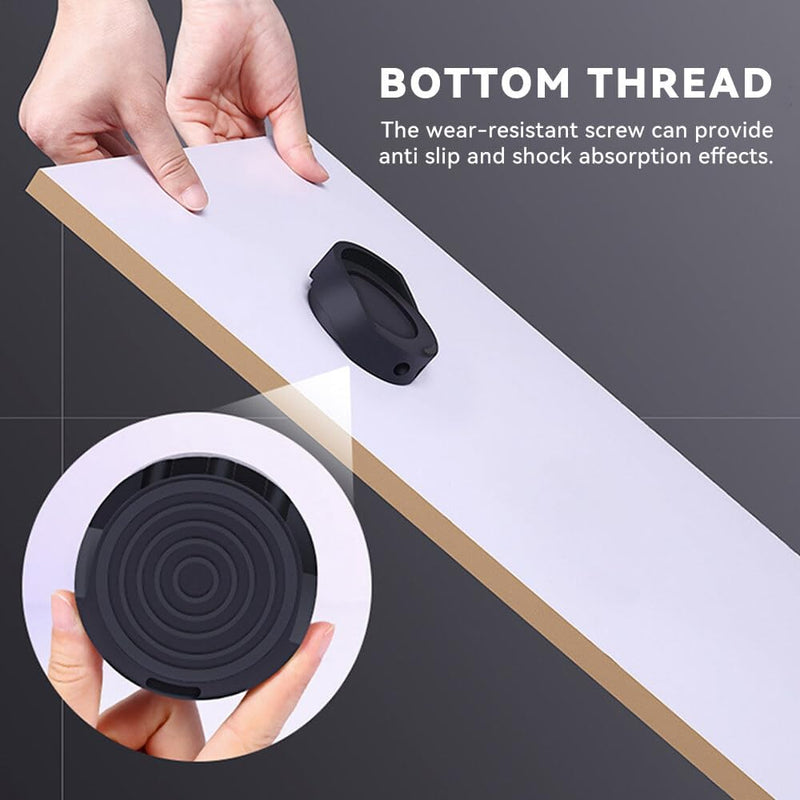 Gwolf Vibration Damper Washing Machine, 4 Pieces Non-Slip Mat Washing Machine - Prevent the Washing Machine from Moving - Anti-Vibration Mat Washing Machine for Washing Machines & Dryers (4.45 cm)
