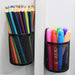 sddjqy Magnetic Pencil Holder - Locker Accessories, Magnetic Pen Holder for Refrigerator for Home School and Office, Black