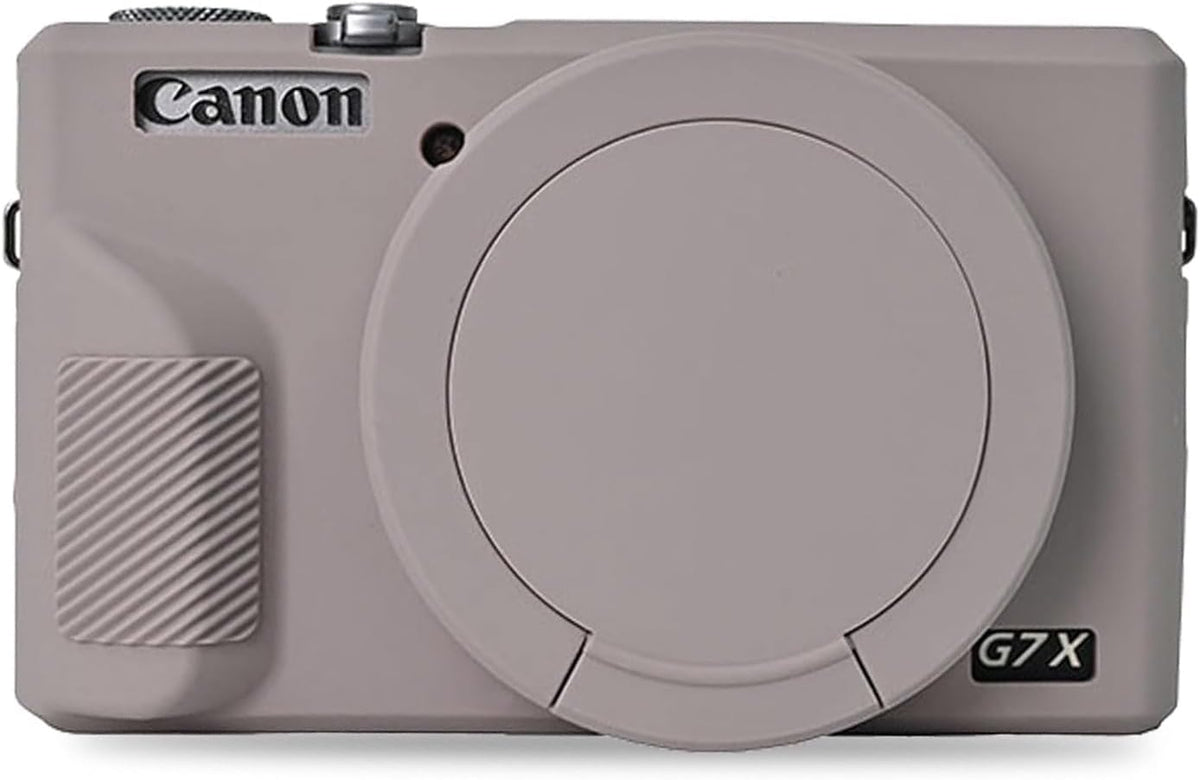 Case for Canon Powershot G7X Mark III Digital Camera, G7X Mark iii Camera Silicone Case, Soft Silicone Protective Cover with Removable Lens Cover for Canon G7-X Mark3 (Black) – image 8