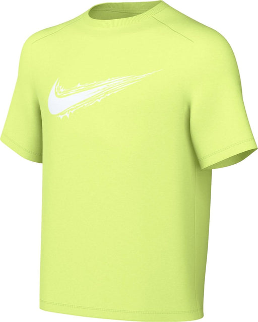 Unisex Children's Multi Dri-Fit Short-Sleeved Shirt for Older Children (Boys) Short Sleeve Shirt - LTLEMONTWIST(WHITE)