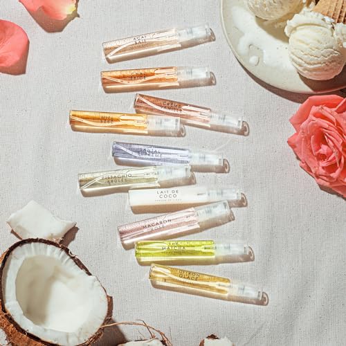 Le Monde Gourmand Parfum de Voyage 10 Piece Purse Spray Discovery Set - 0.23 fl oz (6.8 ml) Each Sample Fragrance