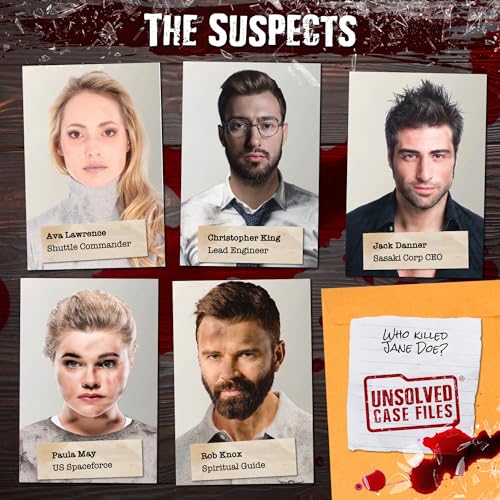 Unsolved Case Files Doe, Jane - Cold Case Murder Mystery Game - Can You Solve The Crime. Who Killed Jane Doe.
