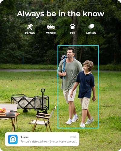 REOLINK Go PT Plus - 5MP Pan Tilt 4G LTE Cellular Security Camera, Camera Outdoor Wireless, 2K+ HD Color Night Vision, Solar Power, Smart Detection, No WiFi, No Wires, Ideal for Off-Gird Areas
