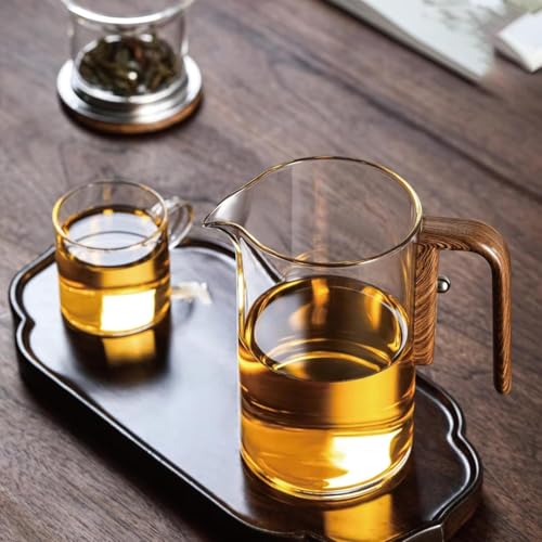Enchanti Tea Pot,Water Separation Glass Teapot,Filter Teapot with Dual Infusers,Enchantipot Magic Tea Pot,Glass Teapot with Strainer,Infuser,Automatic Magnetic Teapotï¼Œheat Resistant