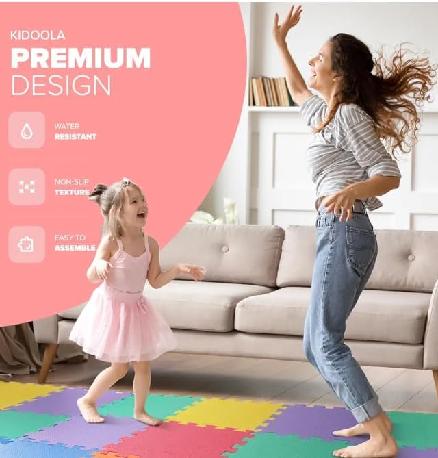 Foldable Baby Play Mat, Extra Large Waterproof Activity Playmats for Babies,Toddlers, Infants, Play & Tummy Time,