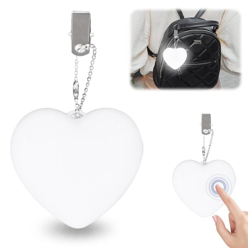 PINKE Purse Lamp Light, Glow Heart for Purse, Purse Light Handbag Light with Automatic Sensor Bed Lamp Light LED Hanging Night Light Gift Ideas Purse Must Haves Women (Heart)