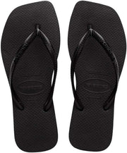 HAVAIANAS SQUARE womens Flip Flops - BLACK