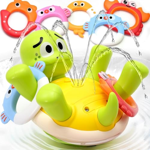 AM ANNA Baby Bath Toy, crab Bath Bubble Maker for Shower and Bathtub. Bubbles tub Machine for Babies Toddlers, Makes The Best Bathtub Toys time