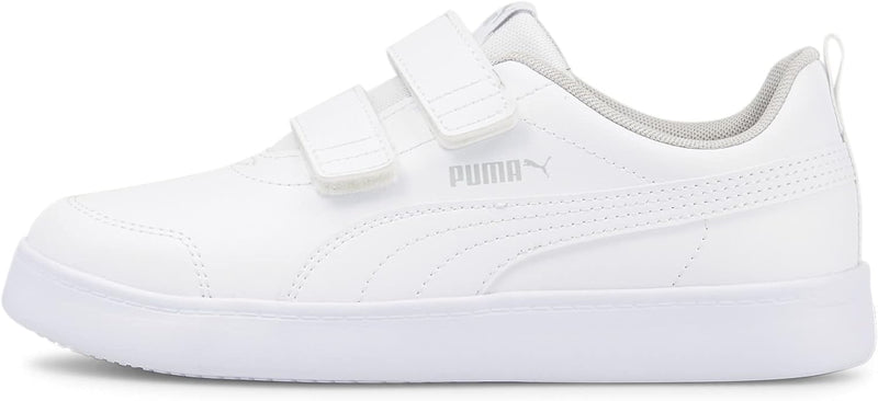 Courtflex Unisex Kids Sneakers - Puma White-Gray Violet