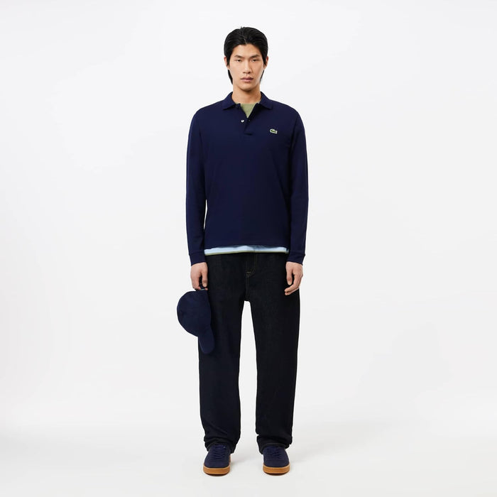 Lacoste Mens Classic L1312 Longsleeves Polo Shirt (pack of 1)