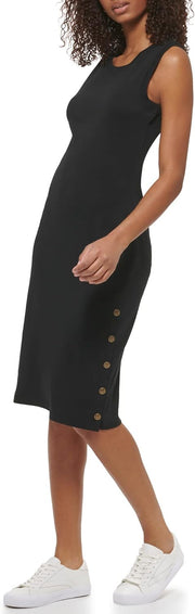 Paris Women's Everyday Sport Dress Sleeveless - Black