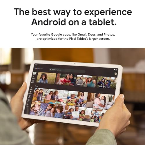 Google Pixel Tablet - Android Tablet with 11-Inch Screen and Extra-Long Battery Life - Hazel - 8 GB RAM - 256 GB