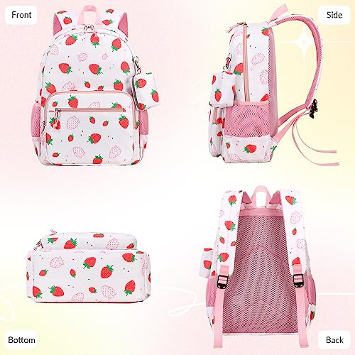 Mygreen School Backpack, Kid Backpacks for Boys and Girls with Chest Strap First Day Gift in Elementary School