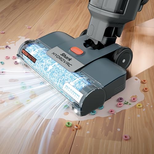 Shark HydroVac MessMaster 3-in-1 Vacuum Cleaner System with Cable, Mop and Self-Cleaning, for Hard Floors and Area Carpets, WD161