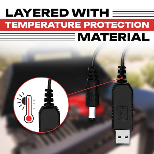 Grillbot Automatic BBQ Grill Cleaning Robot - Replacement USB Charger