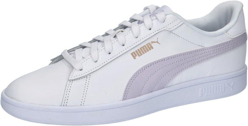 Smash V2 Low-Top mens Sneakers - PUMA White-Spring Lavender-Rose Gold
