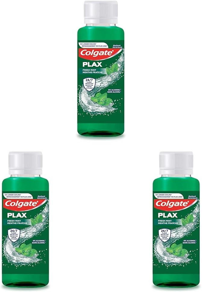 Colgate Mouthwash Freshmint 100 Ml - Freshmint 3 x 100ml