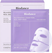 Bio-Collagen Real Deep Mask, Hydrating Overnight Mask, Water Locking, Pore Minimizing, Elasticity Improvement, 34g x4ea - PDRN
