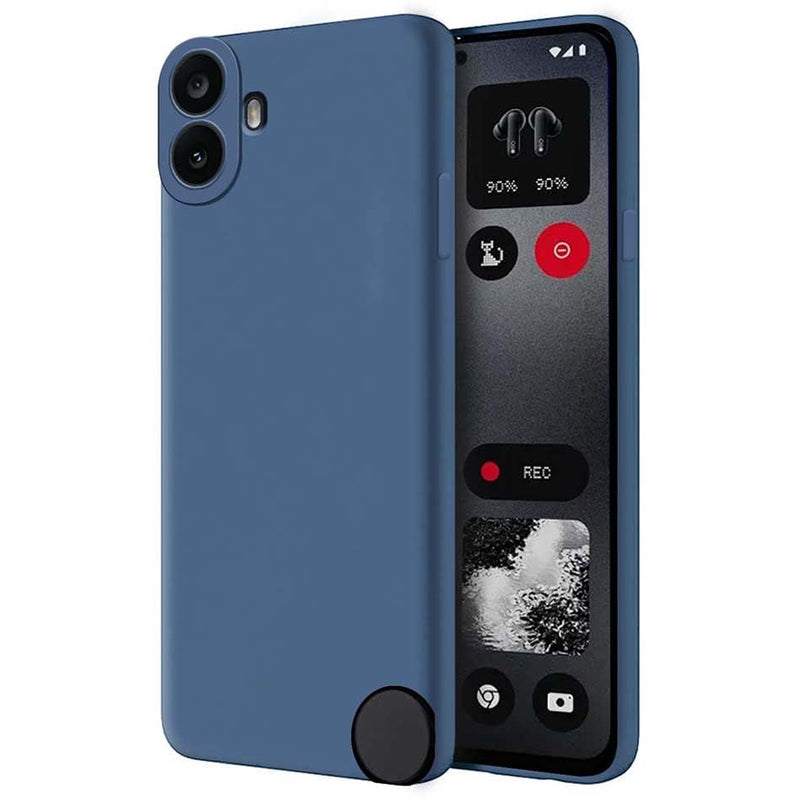 Case for Nothing CMF Phone 1 Cover, Matte Surface Soft Cases [Ultra Thin] [Scratch-Resistant] TPU Protective Case Soft Mobile Phone Case for Nothing CMF Phone 1 (Blue)