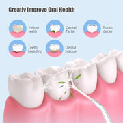 Portable Water Flosser, 220ml Tank, 3 Modes, 4 Jet Tips, Waterproof Dental Oral Irrigator