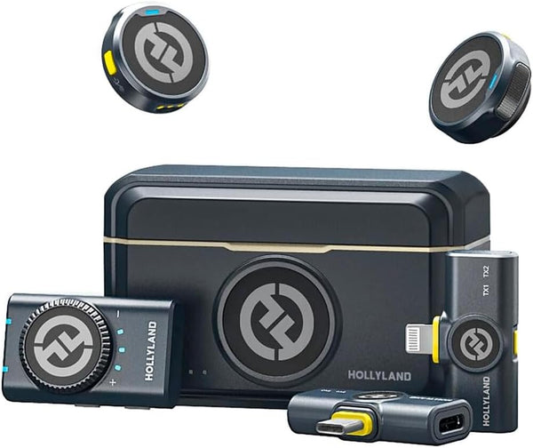 Hollyland Lark M2 Combo Wireless Lapel Lightning, Ios Black