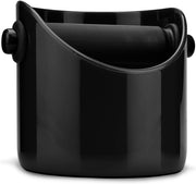 Dreamfarm Grindenstein Sturdy, Compact, Modern Espresso Coffee Grind Knock Box, Space-Saving Design for Easy Use and Cleanup, Durable, Coffee Knock Box for Home Baristas, Grey - DFM-GR1686 - GrindenstÃ¨in Black