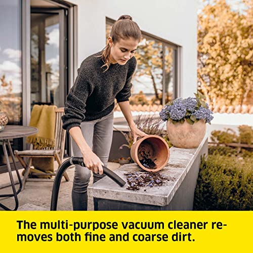 Kärcher WD3 Wet & Dry Vacuum Cleaner, 17 Liter Container, Multi-Purpose Home Cleaning, Powerful Suction, Versatile Accessories, Yellow