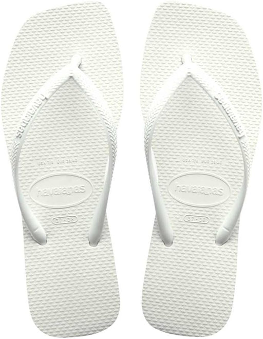 HAVAIANAS SQUARE womens Flip Flops - WHITE