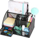 Valuxe Mesh Desk Organizer Pencil Holder with Drawer - All in One Pen Holder for Desk, Multi-Functional Caddy Pen Holder Stationery Desk Accessories Organizer for Office, Home, School, Classroom
