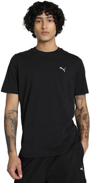 mens ESS Small Logo Tee Tees (pack of 1) - PUMA Black