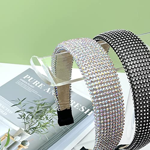 Emapoy Acrylic Headband Holder, Headband Organizer Acrylic Clear Hairband Hair Hoop Display Stand, Hair Accessories Organizer Clear Stand For Girls