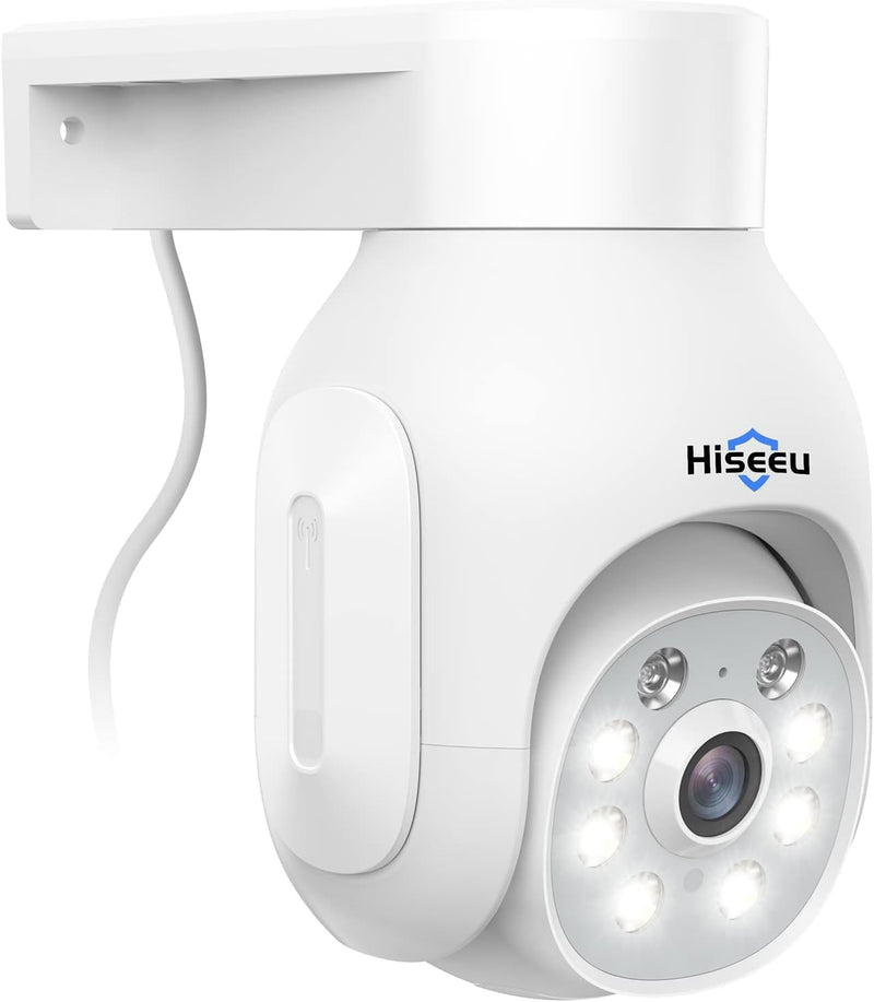 Hiseeu Indoor Security Camera, 2.4G/5G 5MP Baby Monitor Pet Camera for Home Security, PTZ 360°, Auto Tracking, 2 Way Audio, Night Vision, PIR Detection, Local Storage…