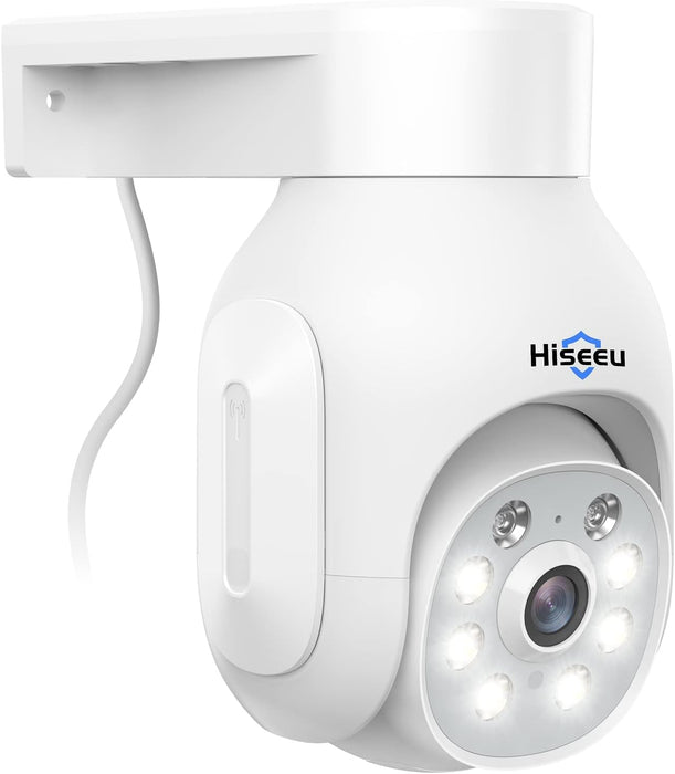 Hiseeu Indoor Security Camera, 2.4G/5G 5MP Baby Monitor Pet Camera for Home Security, PTZ 360°, Auto Tracking, 2 Way Audio, Night Vision, PIR Detection, Local Storage…