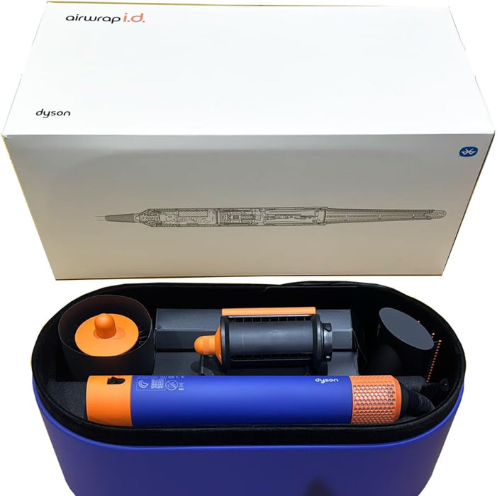 Dyson Airwrap i.d. Multi-Styler and Dryer Straight+Wavy HS08 - Bluetooth Enabled - for Perfect Curls (Ceramic Patina/Topaz)