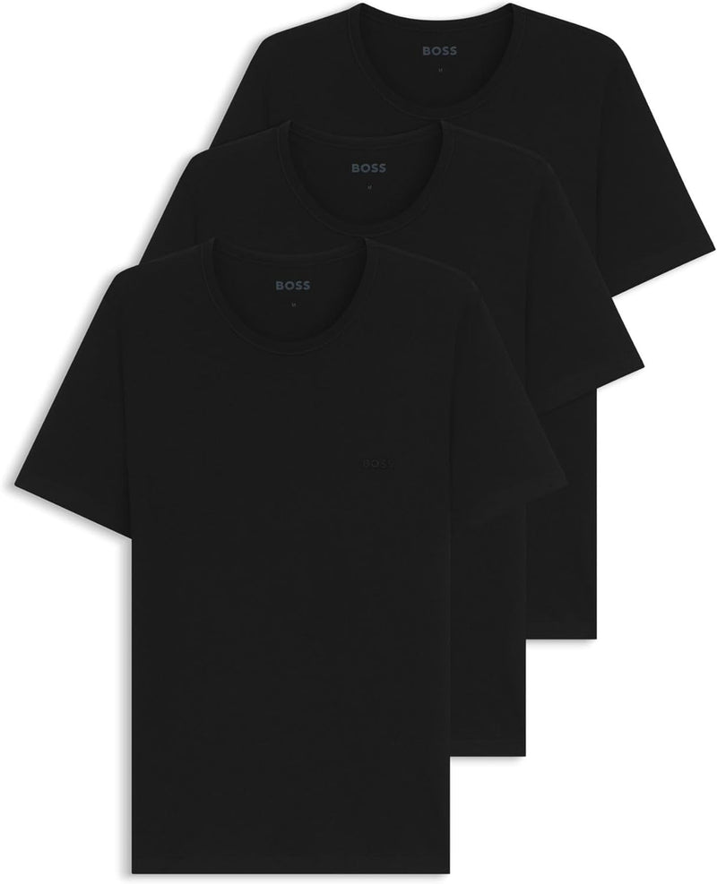 Mens TShirt RN 3P Classic 10243514 01 SHIRT - Black
