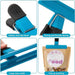 Chip Clips, 8 Pack Assorted Sizes Colors Food Bag Clips, Upgrade Wide Open Bag Clips for Food Storage with Air Tight Seal Grip (4 x L, 4 x S)