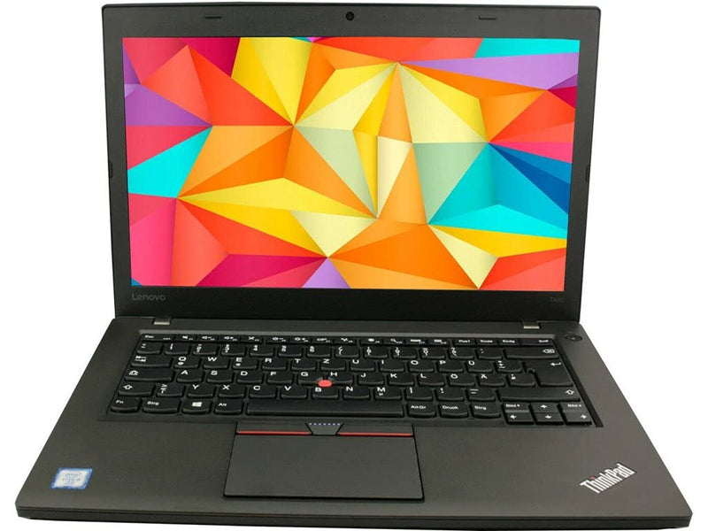 Lenovo ThinkPad T460 Light Weight Ultrabook Laptop, Intel Core i5-6th Generation CPU, 8GB RAM, 256GB SSD Hard, 14 inch Display, Windows 10 Pro (Renewed)