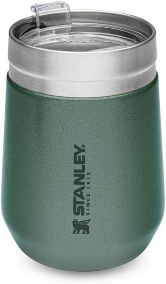 STANLEY Go Everyday Tumbler 0.29L / 10 OZ Matt Black Stainless Steel Tumber for Wine, Cocktails, Coffee, Tea - Keeps Cold / hot for Hours - BPA- Dishwasher Safe