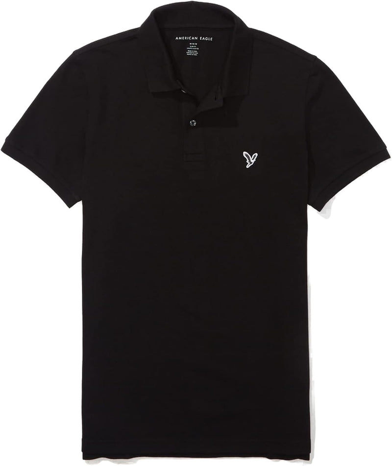 American Eagle Mens Everyday Poplin Striped Button-Up Shirt