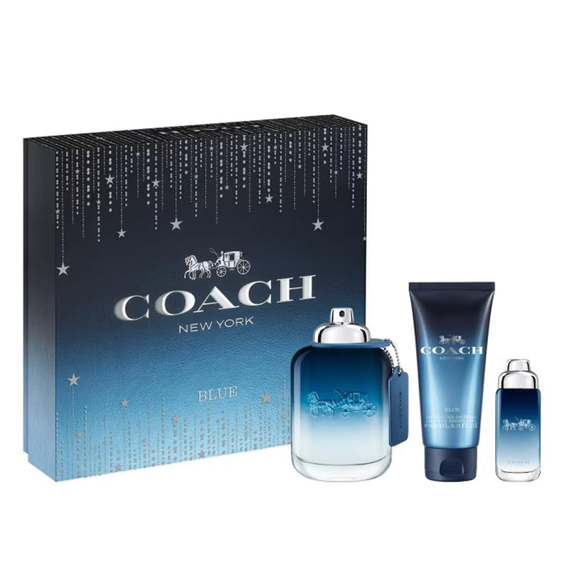 Coach - Blue EDT 100 ml + EDT 15 ml + Shower Gel 100 ml - Giftset