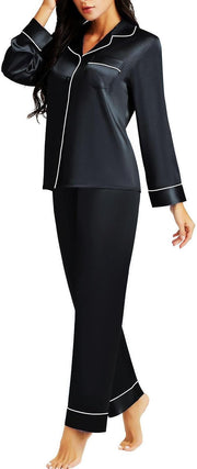 womens Dmz0017 Pajama Set (pack of 2) - Black