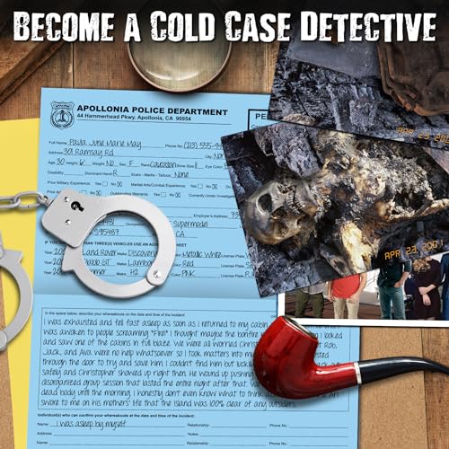 Unsolved Case Files Doe, Jane - Cold Case Murder Mystery Game - Can You Solve The Crime. Who Killed Jane Doe.