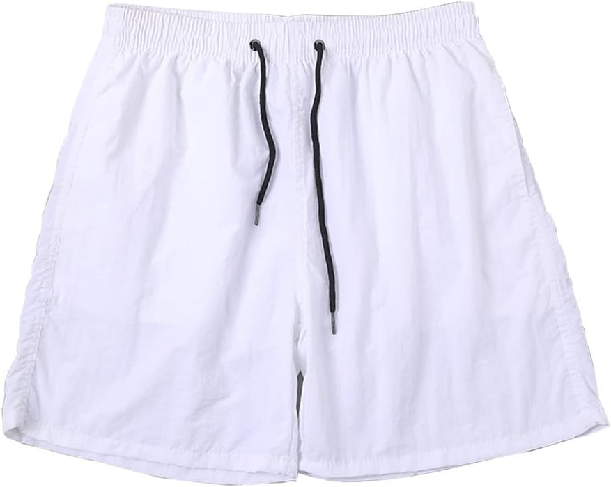 Dress Cici Boy’s Swim Trunks, Beach Shorts, 100% Quick Dry Polyester, No Stretching 4 Inch Men’s Trunks Shorts