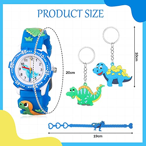 Excefore Kids Smart Watch, Including Dinosaur Keyring for Kids Dinosaur Gifts for Birthday Party Gift